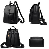 Leather Cool Backpacks GCBV00 Shoulder Bag Travel Ladies School Bags for Teenage Girls - Touchy Style