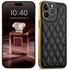 Leather Cute Phone Case for iPhone 14 Plus, 13 Pro Max, and 12 Pro - Gold Plating - Touchy Style .