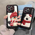 Leather Funny Penguin Puppy - Cute Phone Case ICPC For iPhone 15 Pro Max, 14, 13, 11, 12, or 15 Plus - Touchy Style .