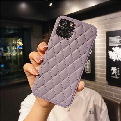 Leather Plating Cute Phone Cases For iPhone 16 15 14 13 12 Pro Max 7 8 Plus X XS XR 11 SE 2 2020 10 - Touchy Style