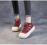 Leather Sneakers Sandals - Women&