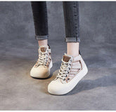 Leather Sneakers Sandals - Women&