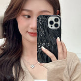 Luxury Bright Pleats Cute Phone Cases For iPhone 15, 11 Pro Max, 12, 13, 14, 14 Pro - Touchy Style