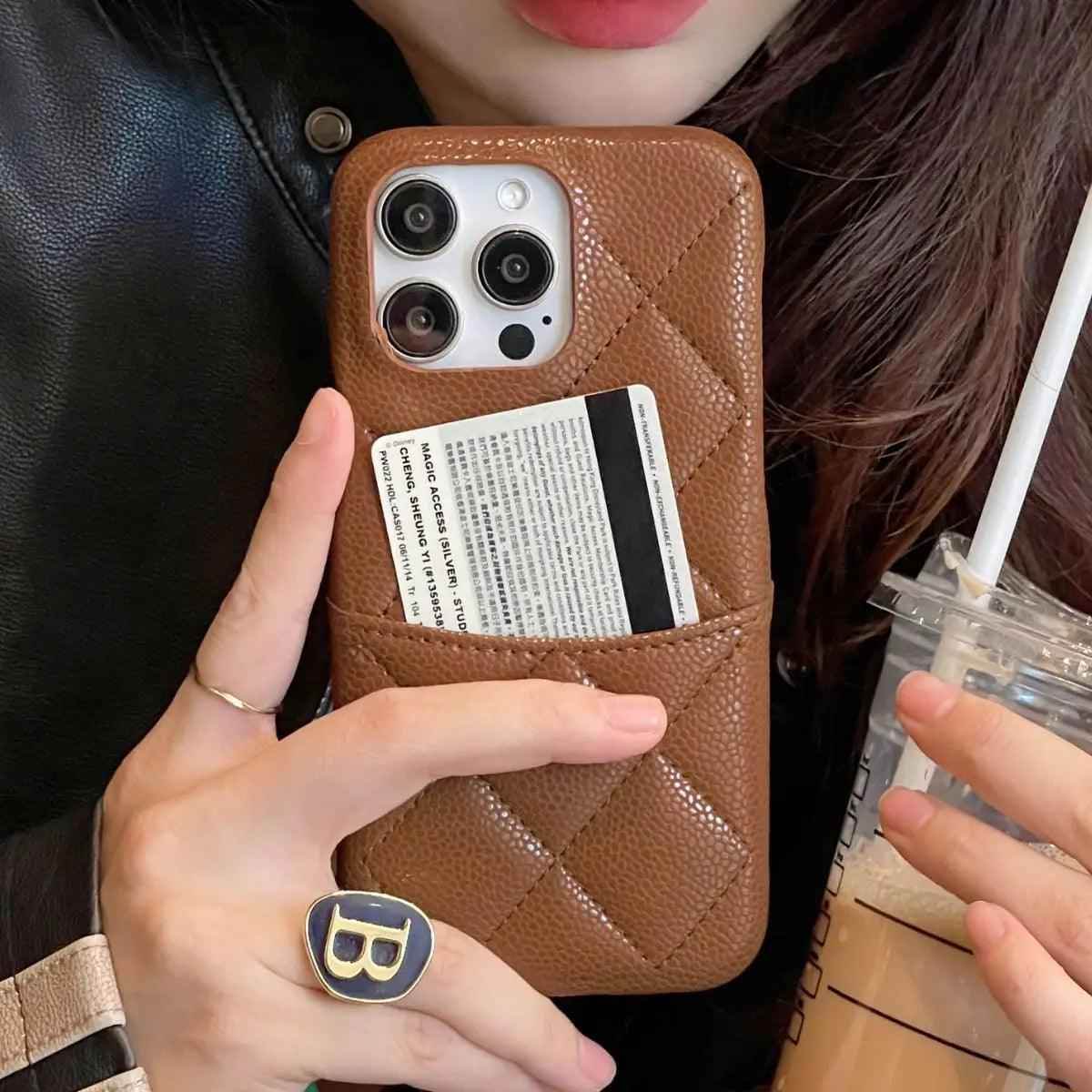 IPhone 13/12 Pro Max Phone Case with shops Leather