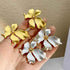 Luxury Matte Metal Flower Earrings Charm Jewelry RV259 - Touchy Style