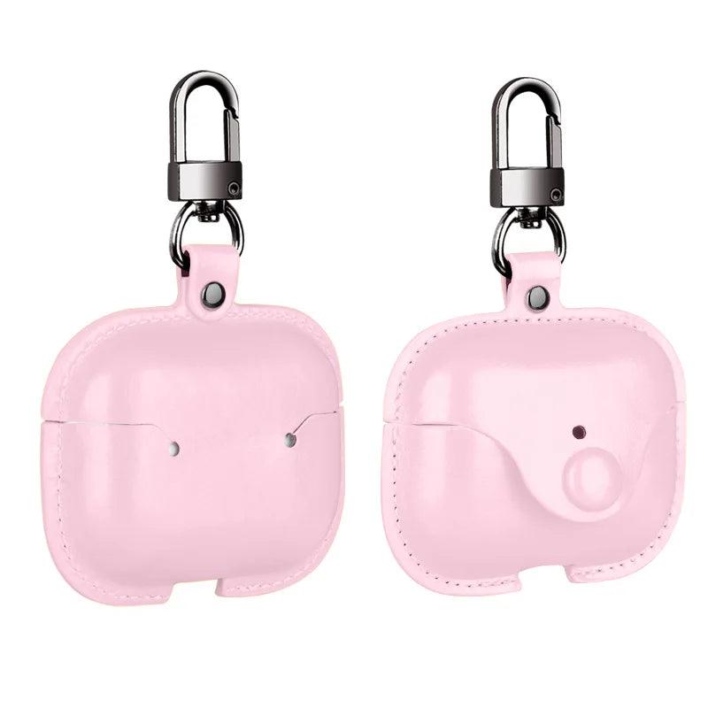 Luxury PU Leather Protective Cover with Hook for AirPods 1-3 - Touchy Style