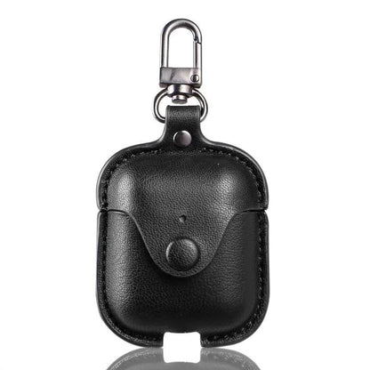 Luxury PU Leather Protective Cover with Hook for AirPods Case 1-3 - Touchy Style