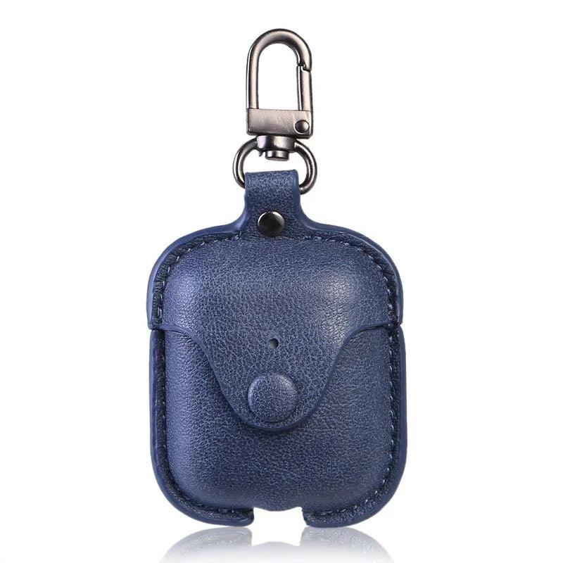 Luxury PU Leather Protective Cover with Hook for AirPods Case 1-3 - Touchy Style