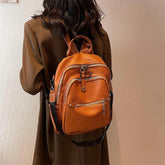 Luxury Soft Leather Cool Backpack RB551 - School Shoulder Bag - Touchy Style