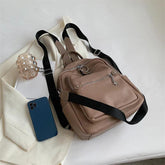 Luxury Soft Leather Cool Backpack RB551 - School Shoulder Bag - Touchy Style .