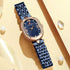 Luxury Stainless Steel Rhinestone Simple Watches For Women GSWB51 Quartz Waterproof - Touchy Style