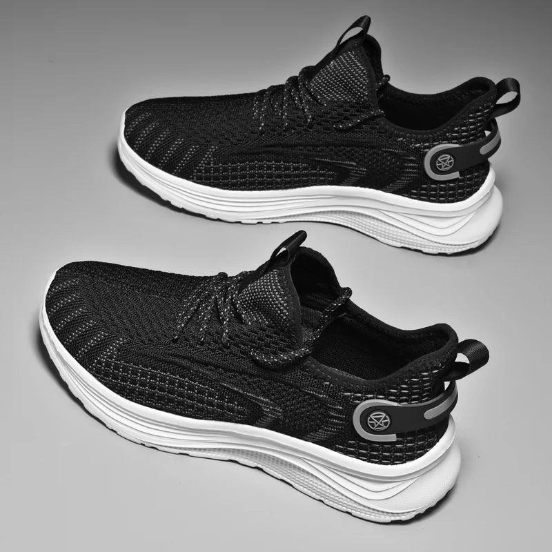 Men's Casual Shoes TG141: Breathable Stretch Fabric Running Sneakers