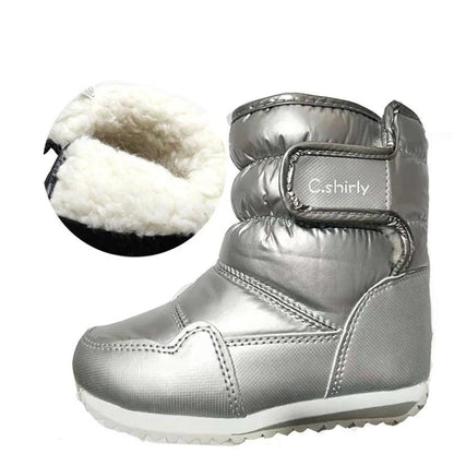 MS8047 Children Casual Shoes - Candy Colors - Plush Lining Boots - Touchy Style