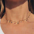 Multi-layer Necklaces Charm Jewelry SS1233 Golden Chain Rounded Pendent - Touchy Style