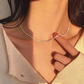 Multi-layer Necklaces Charm Jewelry SS1233 Golden Chain Rounded Pendent - Touchy Style