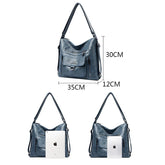 Multifunctional 3 In 1 Cool Backpack For Women GCBQ46 Leather Large Capacity Handbags - Touchy Style