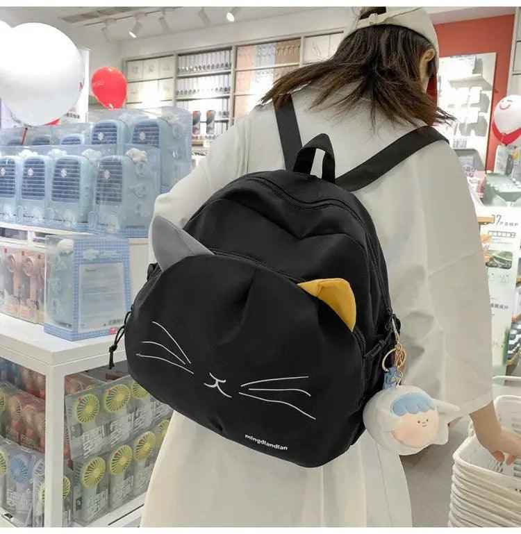 NBCB1125 Cool Backpack Cartoon Cat Small Shoulder Bags For Children Touchy Style