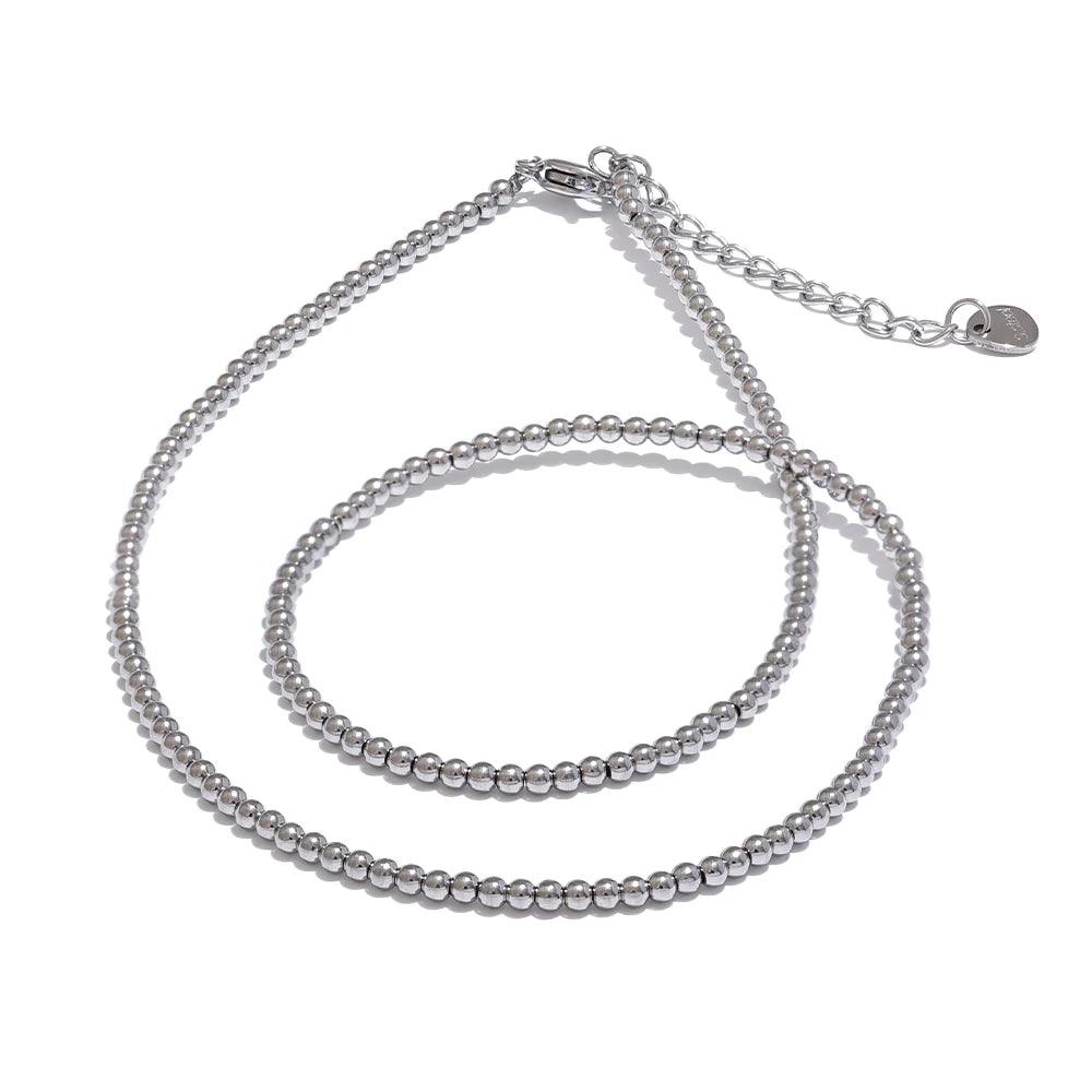 Necklaces Charm Jewelry - Chic Beads Chain - Stainless Steel - TSJ28 - Touchy Style