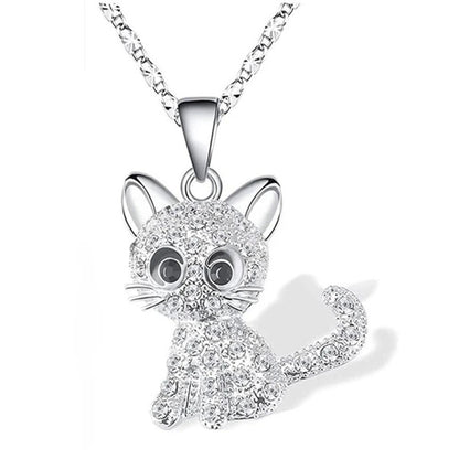 Necklaces Charm Jewelry - Colorful Cartoon Cat Pendant - TSJ2 - Touchy Style