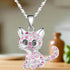 Necklaces Charm Jewelry - Colorful Cartoon Cat Pendant - TSJ2 - Touchy Style