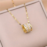 Necklaces Charm Jewelry Geometric Crystal Pendant DM20X106 - Touchy Style .