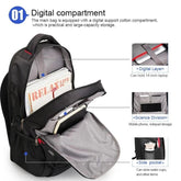 OCB4313 Cool Backpack - Waterproof Business Laptop Bag - Touchy Style .