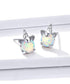 Opal 925 Sterling Silver Stud Earrings Charm Jewelry - SCE737 - Touchy Style