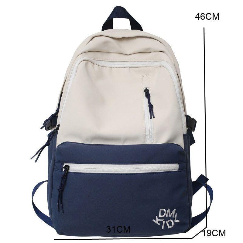 Organized and Stylish Waterproof Nylon Cool Backpack RV438 - Touchy Style