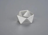 Origami LFJD0155 Finger Ring Charm Jewelry - 925 Sterling Silver - Touchy Style .