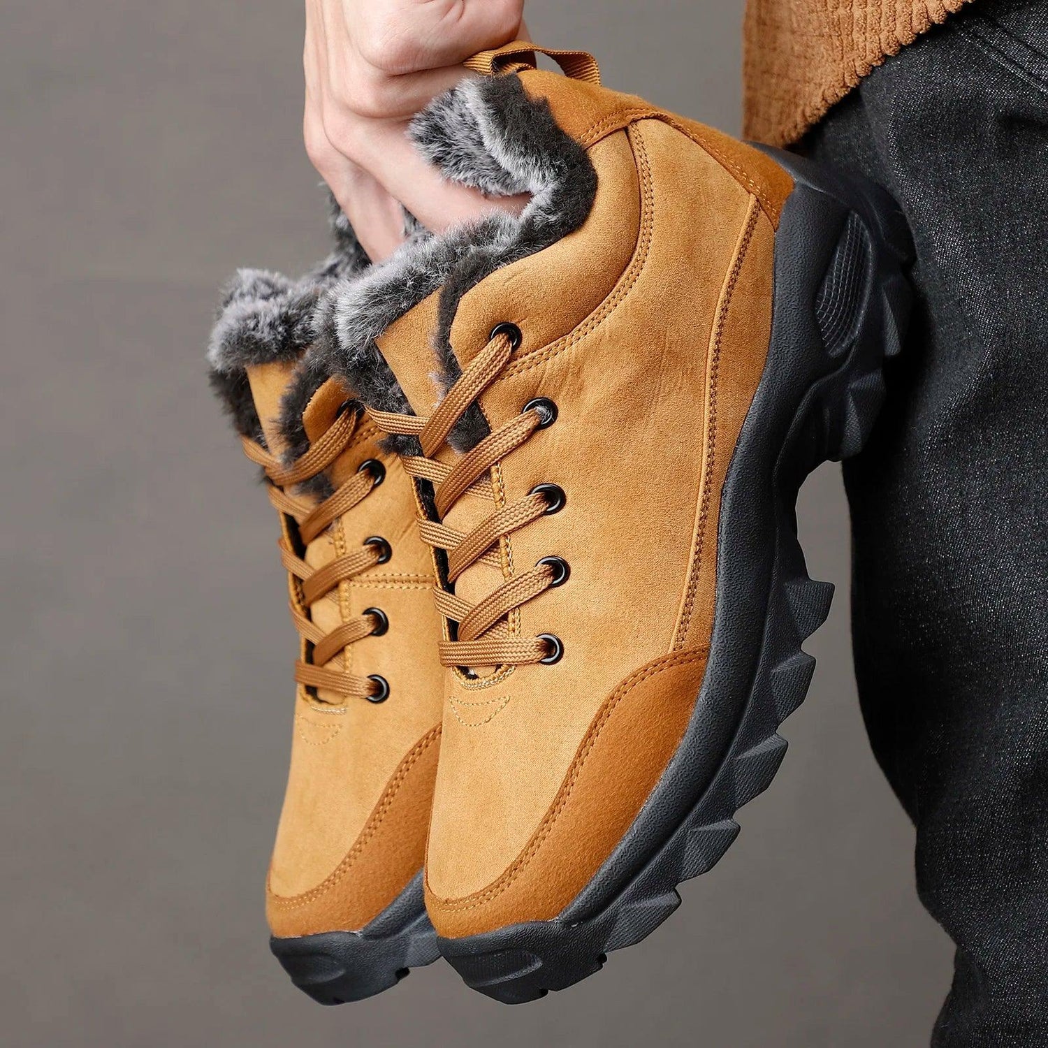 Outdoor Thick Sole Boots Sneakers - TSS113 Men&