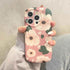 Pink Flowers - Soft Cute Phone Case KCPC For iPhone 15 Pro Max, 14, 13, 11, or 12 - Touchy Style