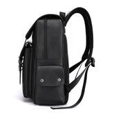 QHY975 Cool Backpack - PU Leather Schoolbag For Teenagers Boys - Touchy Style