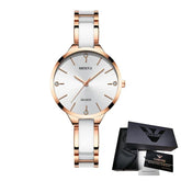 Quartz Luxury Women Simple Watch GSWA56 Creative Ceramic Band - Touchy Style