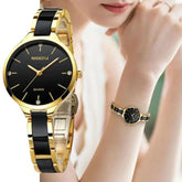 Quartz Luxury Women Simple Watch GSWA56 Creative Ceramic Band - Touchy Style