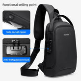 Small Black Cool Backpack CBFMTY38 For Men Shoulder Bag Crossbody Bag - Touchy Style