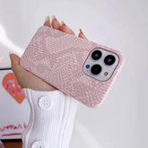 Snake Texture Leather Cute Phone Case for iPhone 7, 8 Plus, X, XS Max, XR, 11, 12, 13, 14, 15 Pro Max - Touchy Style .