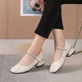 Soft Fashion Leather Heel - Women&