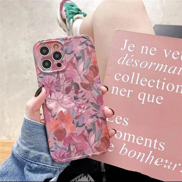 Soft Silicone Pretty Flowers - Cute Phone Cases For iPhone 13 Pro Max, 12,  11, X, XR, XS Max, 8 Plus