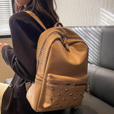 Soft Leather School Bags - Teenager Cool Backpack WV100 - Touchy Style .