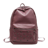 Soft Leather School Bags - Teenager Cool Backpack WV100 - Touchy Style