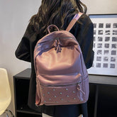 Soft Leather School Bags - Teenager Cool Backpack WV100 - Touchy Style .