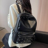 Soft Leather School Bags - Teenager Cool Backpack WV100 - Touchy Style .