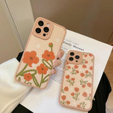 Soft Silicone Pretty Flowers - Cute Phone Cases For iPhone 13 Pro Max, 12, 11, X, XR, XS Max, 8 Plus - Touchy Style .