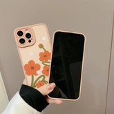 Soft Silicone Pretty Flowers - Cute Phone Cases For iPhone 13 Pro Max, 12, 11, X, XR, XS Max, 8 Plus - Touchy Style .