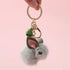 SP010 Unique Key Chains - Cartoon Fur Plush Doll - Strawberry, Rabbit, Teddy Pattern - Touchy Style