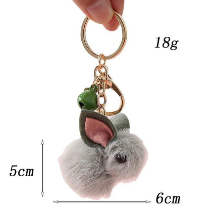 SP010 Unique Keychains - Plush Doll Strawberry, Rabbit, Teddy Pattern - Touchy Style