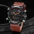 Sports Leather Waterproof Quartz - Simple Watch RX426 - Touchy Style