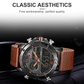 Sports Leather Waterproof Quartz - Simple Watch RX426 - Touchy Style