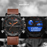 Sports Leather Waterproof Quartz - Simple Watch RX426 - Touchy Style