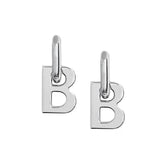 Stainless Steel Short Necklaces Charm Jewelry NCJSO52 Classic B Letter - Touchy Style